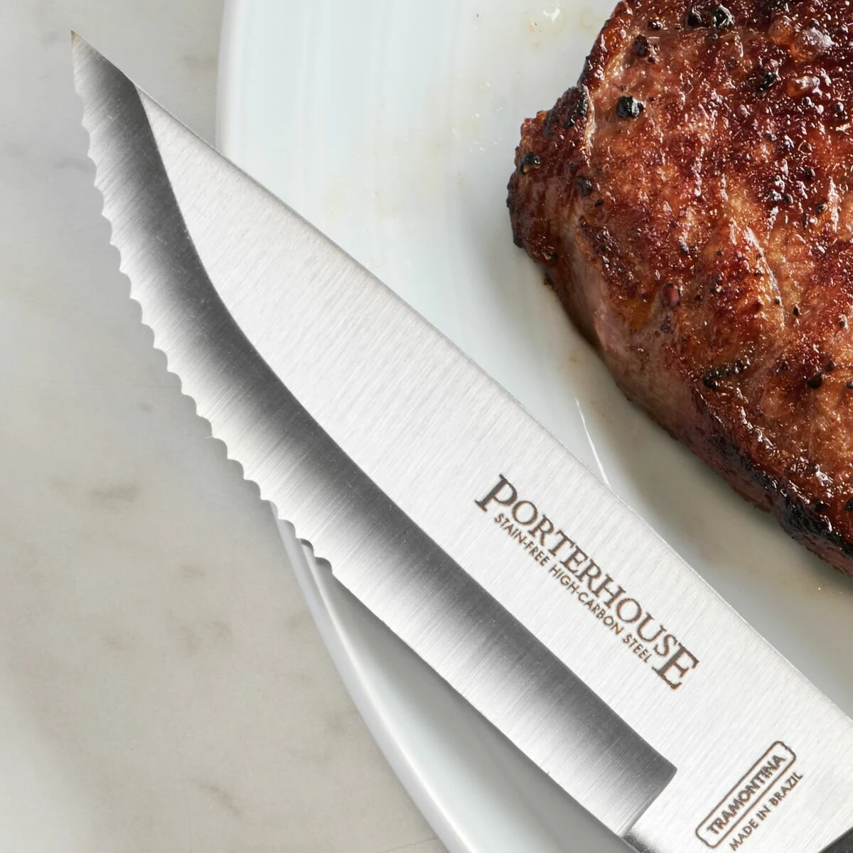 Tramontina Porterhouse 4 Pc - 5 In Steak Knife Set 4 Tramontina Porterhouse 4 Pc - 5 In Steak Knife Set - Image 4