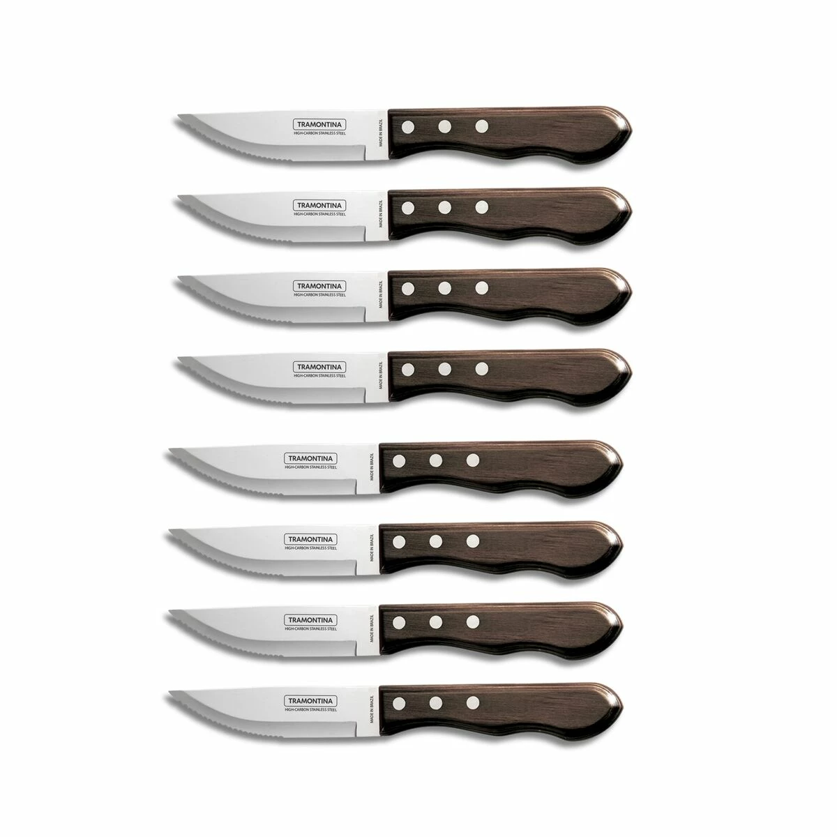 Tramontina Churrasco BBQ 8 Pc Jumbo Polywood Steak Knife Set 3 Tramontina Churrasco BBQ 8 Pc Jumbo Polywood Steak Knife Set - Image 3