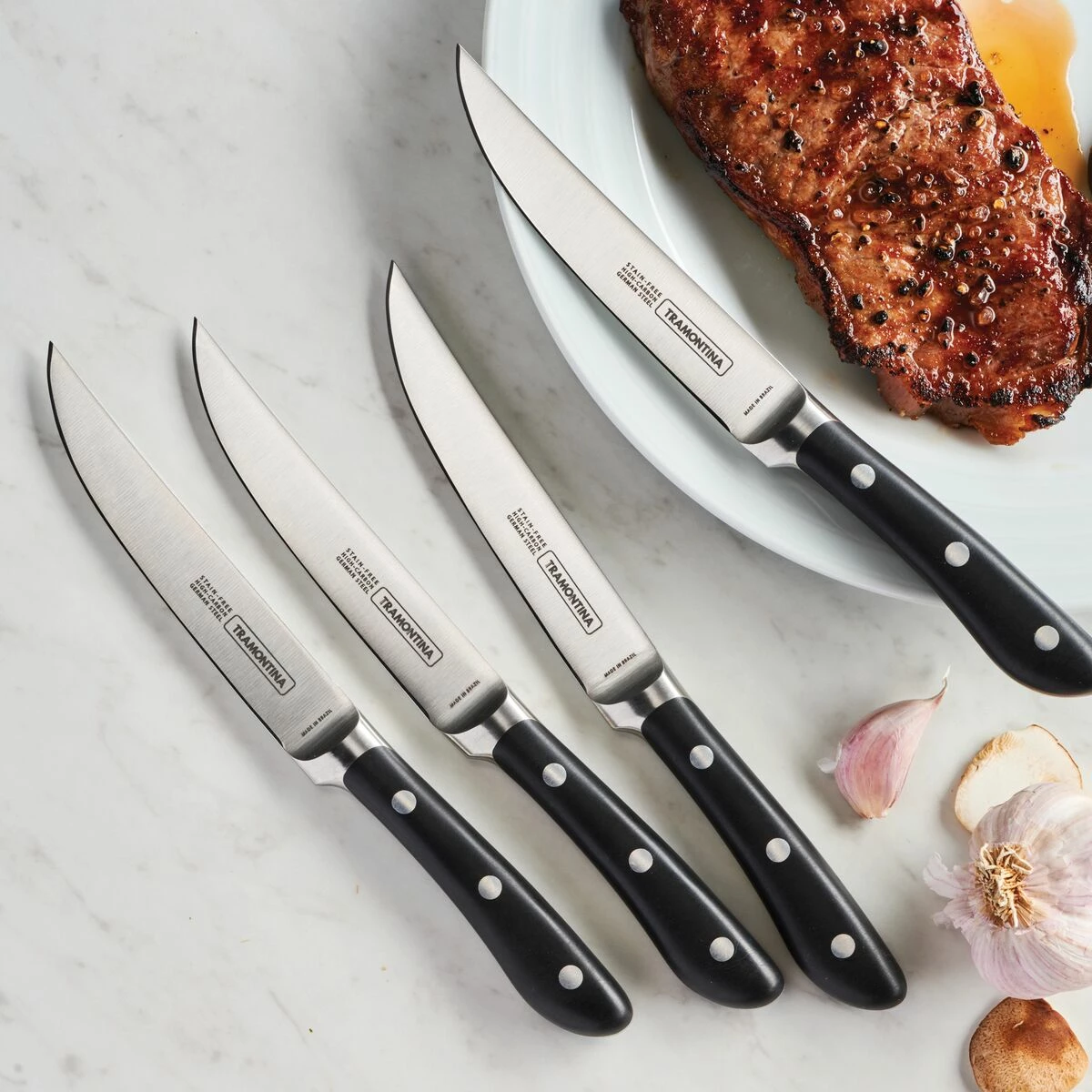 Tramontina 4 Pc 5 In Forged Steak Knife Set 1 Tramontina 4 Pc 5 In Forged Steak Knife Set