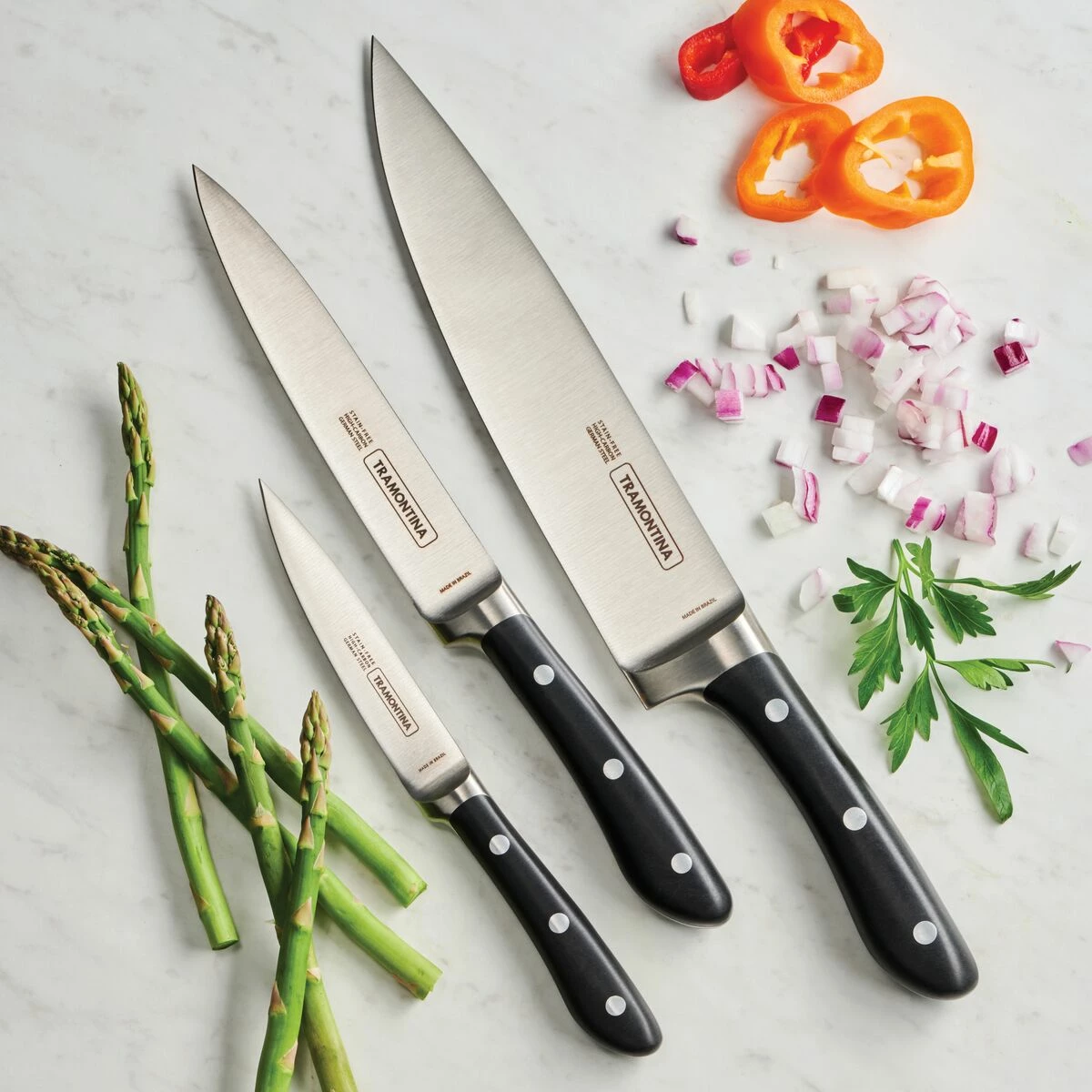 Tramontina 3 Pc Kitchen Knife Set 1 Tramontina 3 Pc Kitchen Knife Set