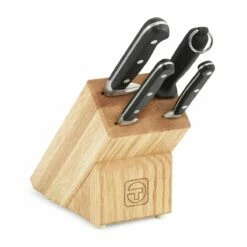 Deals Tramontina Store 12 Tramontina Forged 5 Pc Cutlery Set W/Hardwood Counter Block