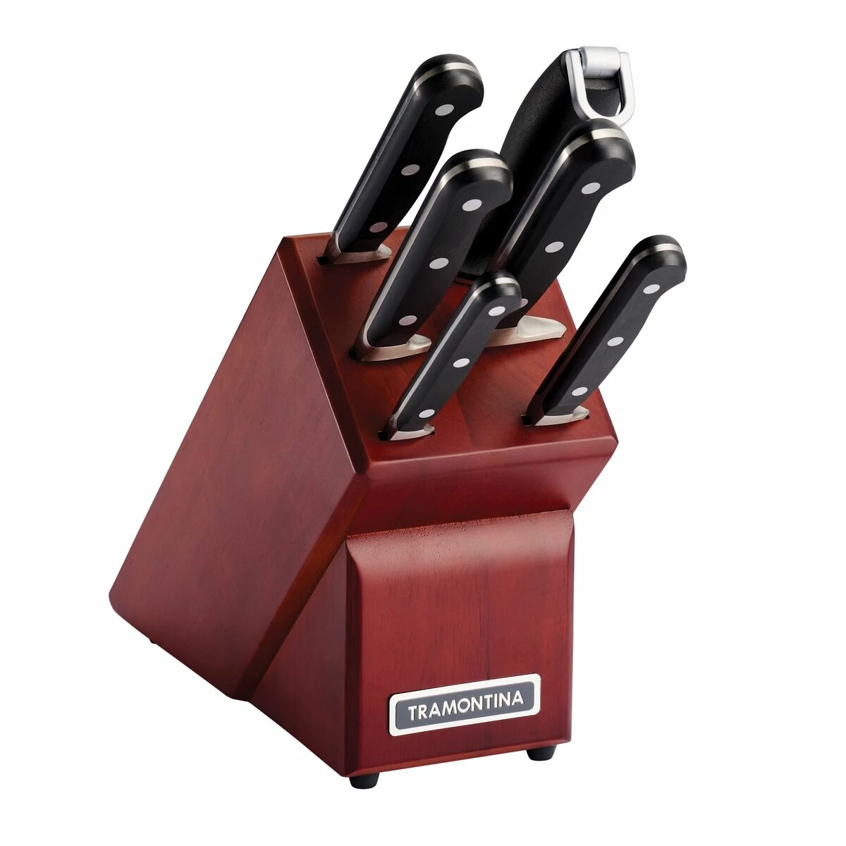 Tramontina Forged 7 Pc Knife Set With Hardwood Counter Block 3 Tramontina Forged 7 Pc Knife Set With Hardwood Counter Block - Image 3