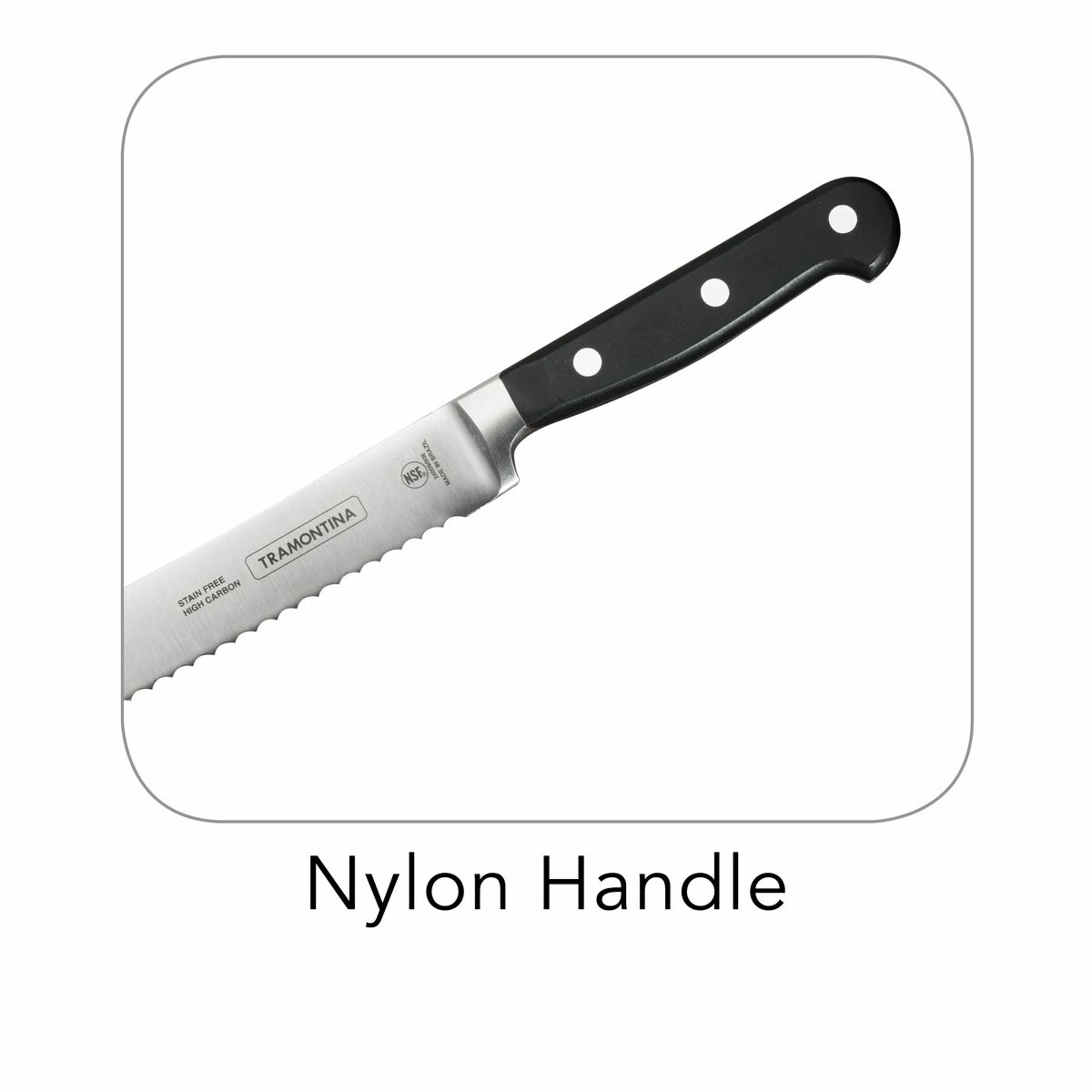 Tramontina Forged 8 In Bread Knife 4 Tramontina Forged 8 In Bread Knife - Image 4