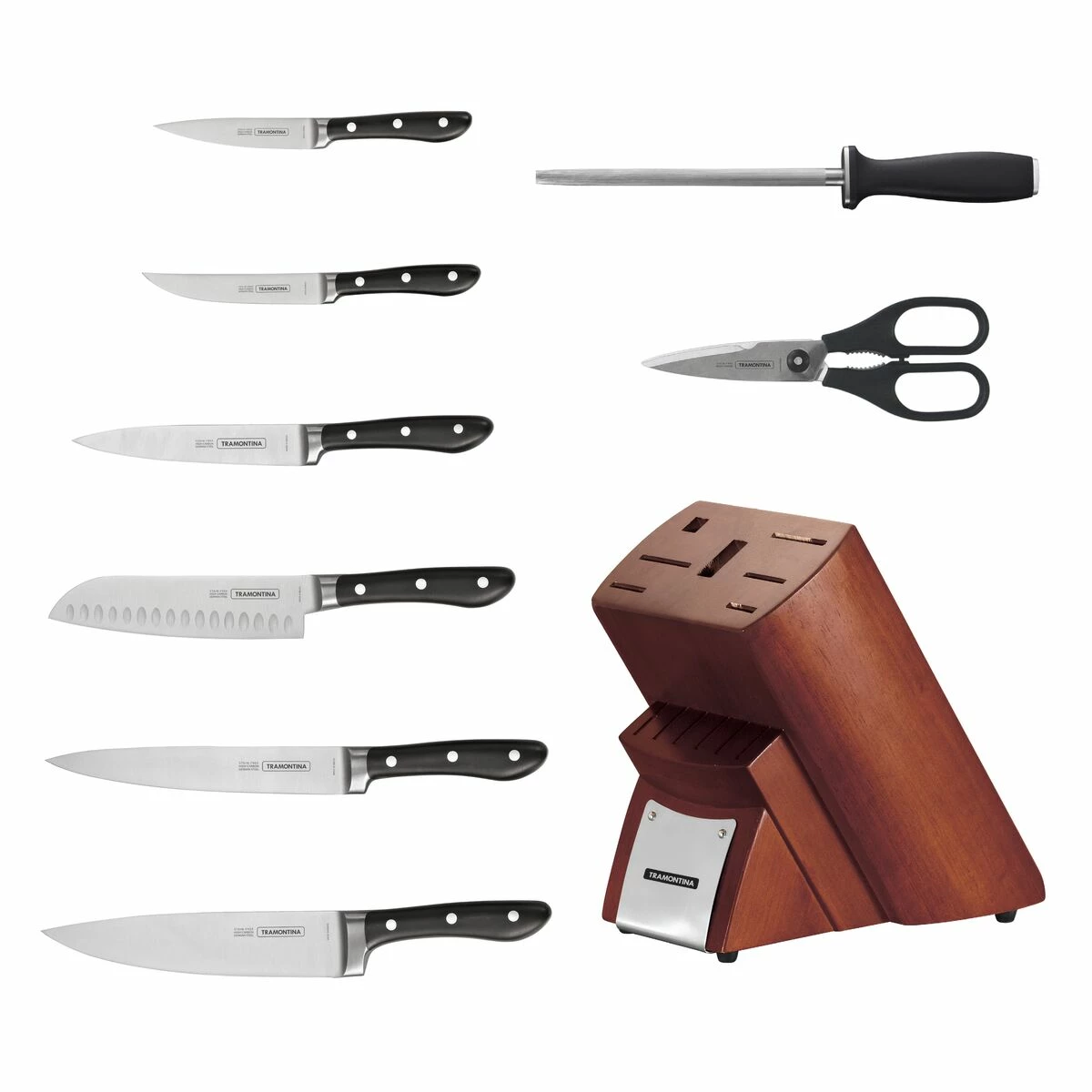 Tramontina Forged Contemporary 14 Pc Knife Set Counter Block 7 Tramontina Forged Contemporary 14 Pc Knife Set Counter Block - Image 7