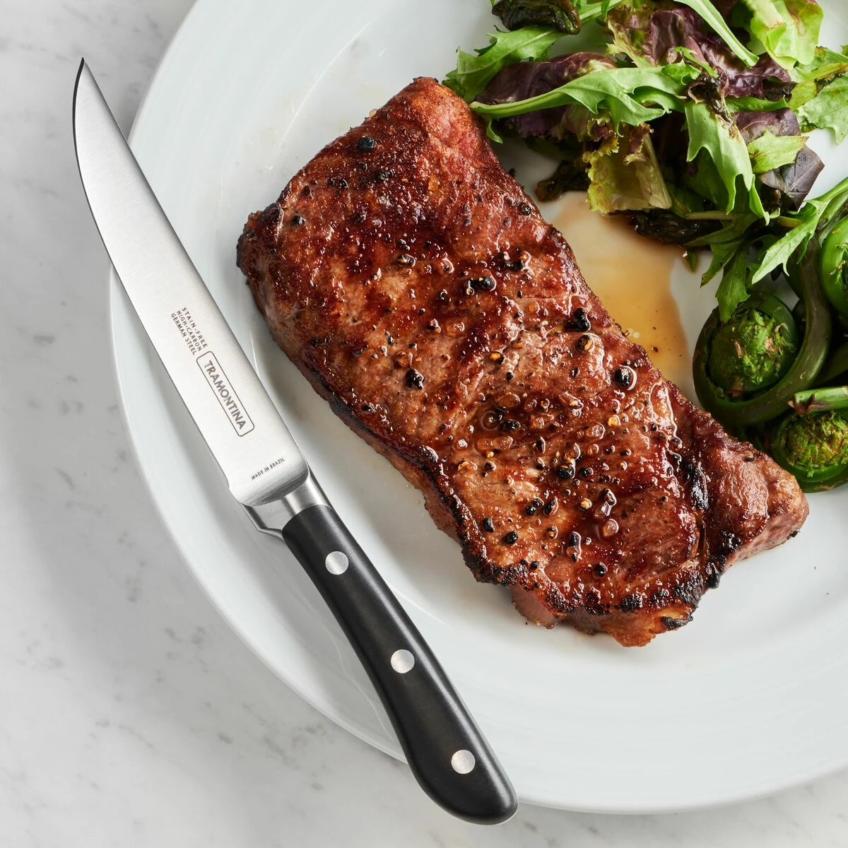 Tramontina Forged Contemporary 14 Pc Knife Set Counter Block 6 Tramontina Forged Contemporary 14 Pc Knife Set Counter Block - Image 6