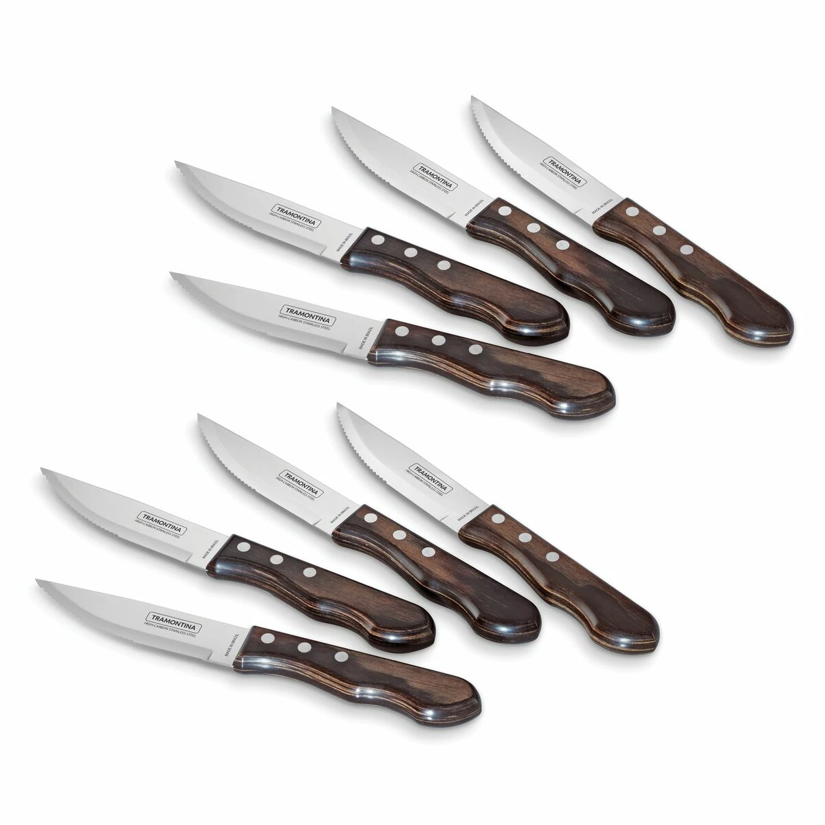 Tramontina 8 Pc - 5 In Jumbo Steak Knife Set - Pointed 4 Tramontina 8 Pc - 5 In Jumbo Steak Knife Set - Pointed - Image 4