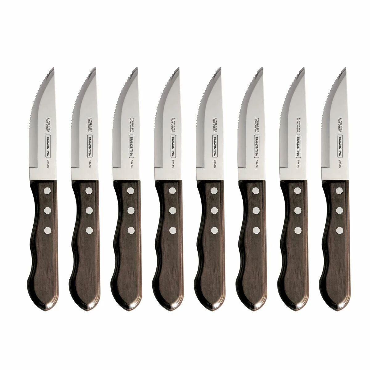 Tramontina 8 Pc - 5 In Jumbo Steak Knife Set - Pointed 3 Tramontina 8 Pc - 5 In Jumbo Steak Knife Set - Pointed - Image 3