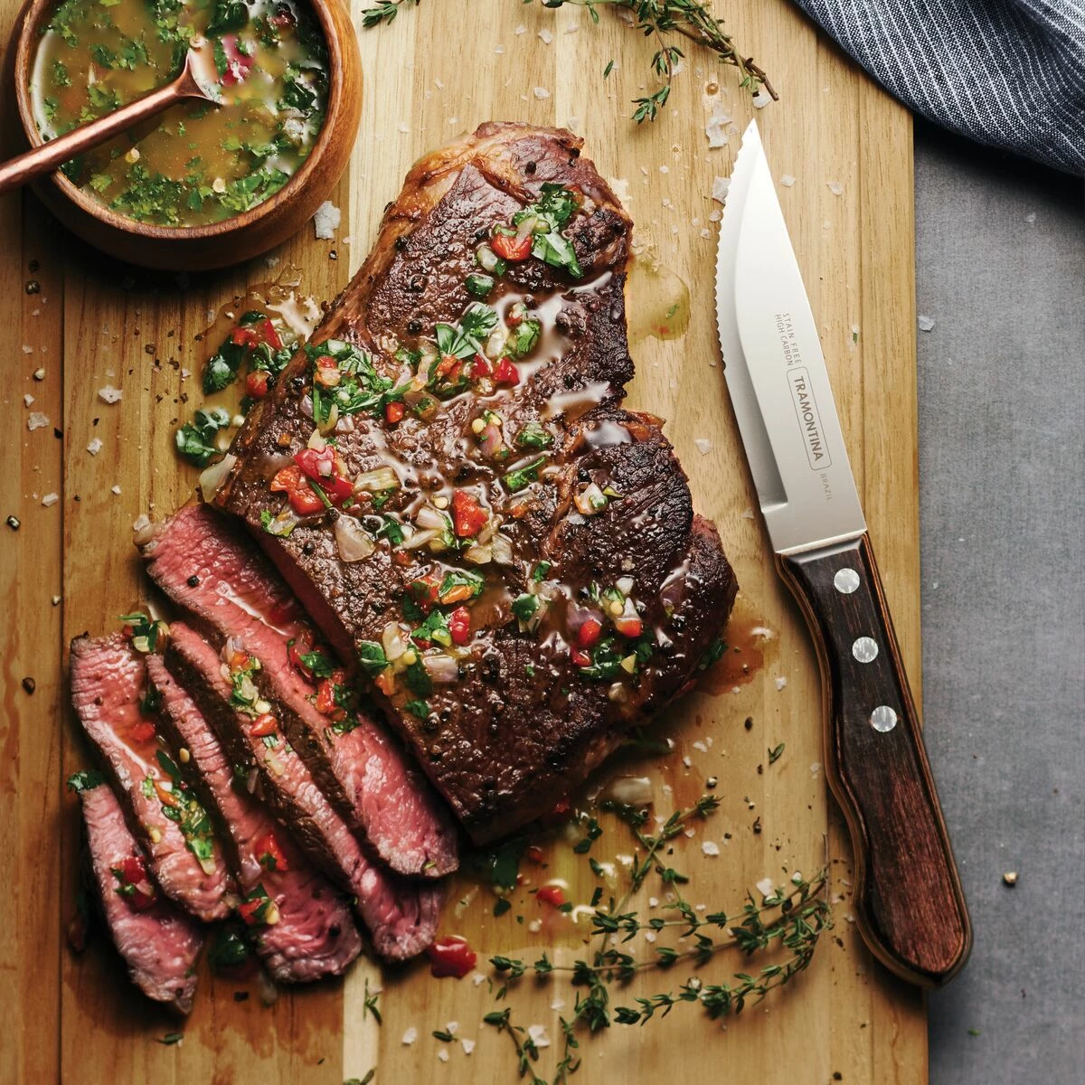 Tramontina 8 Pc - 5 In Jumbo Steak Knife Set - Pointed 1 Tramontina 8 Pc - 5 In Jumbo Steak Knife Set - Pointed