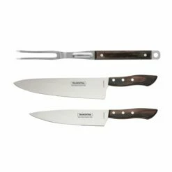 Tramontina Churrasco BBQ 3 Pc Chef Knives And Grill Fork Set 13 Tramontina Churrasco BBQ 3 Pc Chef Knives And Grill Fork Set -Deals Tramontina Store 80015002IXM001G