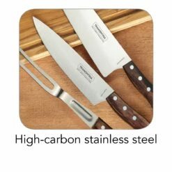 Tramontina Churrasco BBQ 3 Pc Chef Knives And Grill Fork Set 10 Tramontina Churrasco BBQ 3 Pc Chef Knives And Grill Fork Set -Deals Tramontina Store 80015002IXM004G