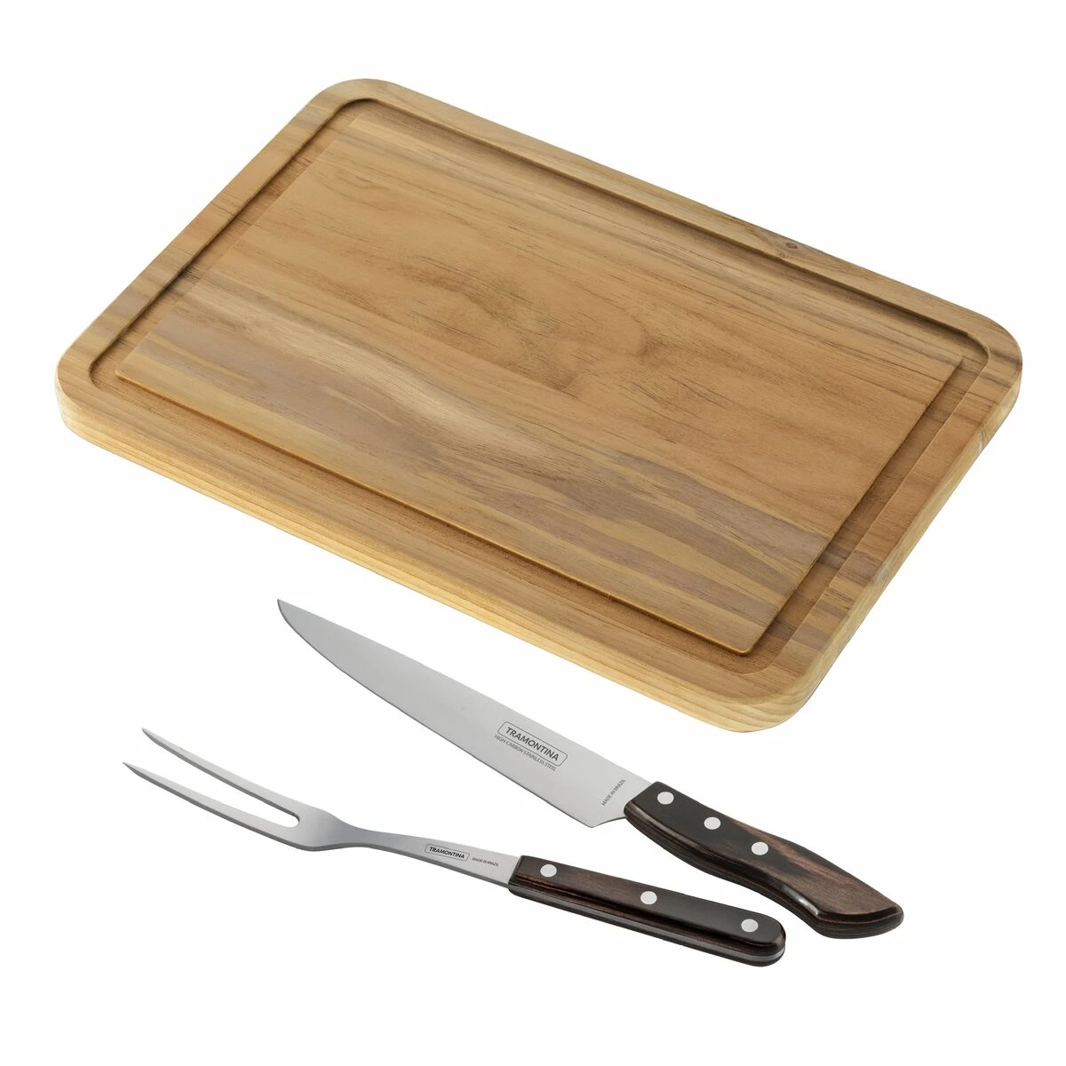 Tramontina Churrasco BBQ 3 Pc Carving And Cutting Board Set 2 Tramontina Churrasco BBQ 3 Pc Carving And Cutting Board Set - Image 2
