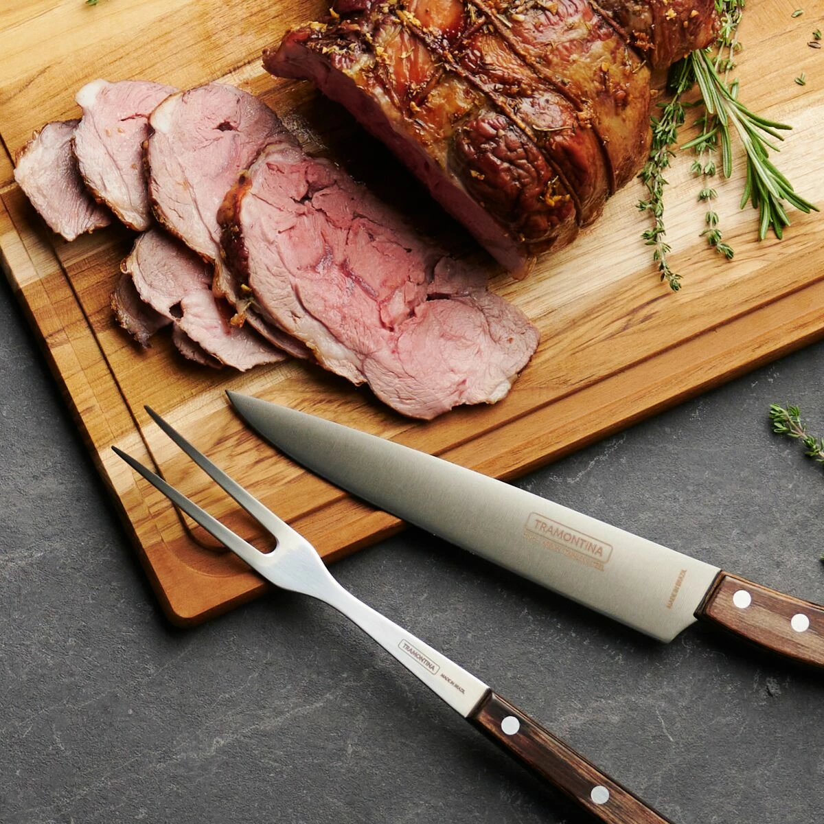 Tramontina 3 Pc BBQ Carving Set 1 Tramontina 3 Pc BBQ Carving Set