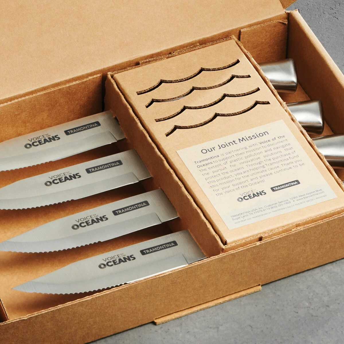 Tramontina 4 Pk - 5 In Steak Knives - Voice Of The Oceans Limited Edition 3 Tramontina 4 Pk - 5 In Steak Knives - Voice Of The Oceans Limited Edition - Image 3
