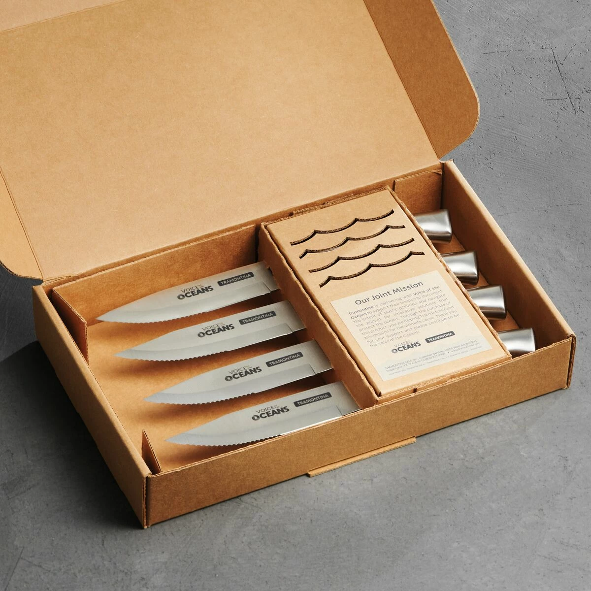 Tramontina 4 Pk - 5 In Steak Knives - Voice Of The Oceans Limited Edition 2 Tramontina 4 Pk - 5 In Steak Knives - Voice Of The Oceans Limited Edition - Image 2