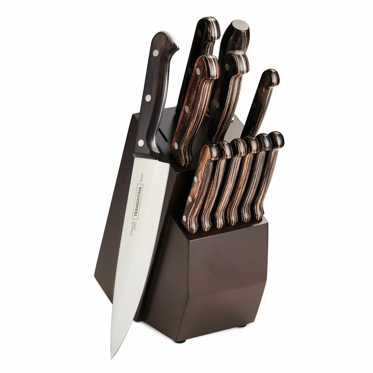 Tramontina 13 Pc Cutlery Block Set 6 Tramontina 13 Pc Cutlery Block Set - Image 6
