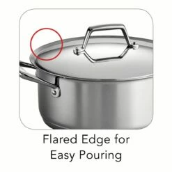 Tramontina 6 Qt Prima Stainless Steel Covered Sauce Pot 8 Tramontina 6 Qt Prima Stainless Steel Covered Sauce Pot -Deals Tramontina Store 80101016IXI002G