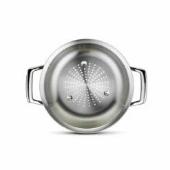 Tramontina Stainless Steel Steamer Insert To Fit Prima 3 Qt Casserole, 5 Qt Dutch Oven And 6 Qt Sauce Pot (ø24 Cm) -Deals Tramontina Store 80101018IXM002G
