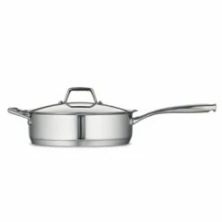 Tramontina 5 Qt Prima Stainless Steel Covered Deep Sauté Pan 19 Tramontina 5 Qt Prima Stainless Steel Covered Deep Sauté Pan -Deals Tramontina Store 80101022IXM002G