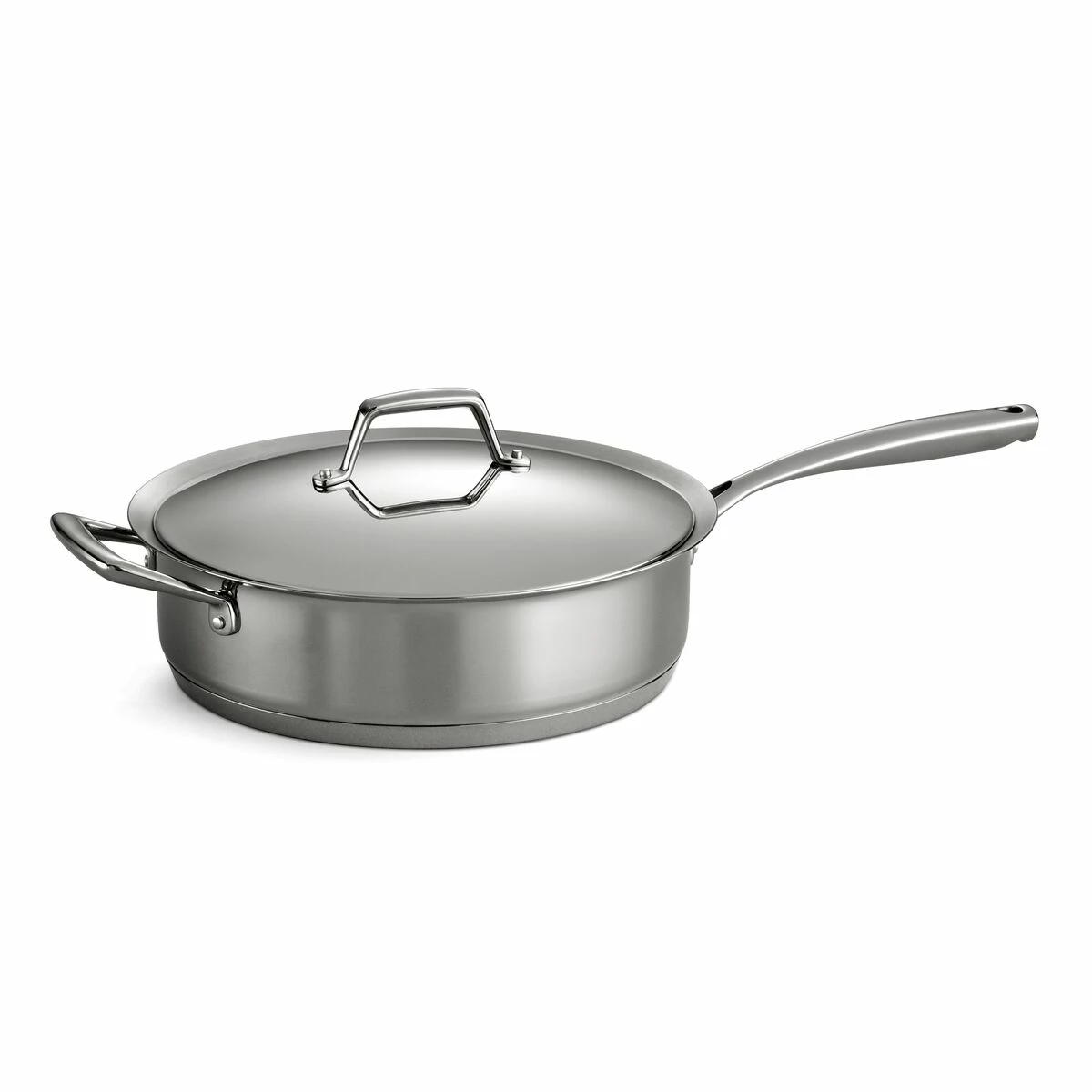 Tramontina 5 Qt Prima Stainless Steel Covered Deep Sauté Pan 2 Tramontina 5 Qt Prima Stainless Steel Covered Deep Sauté Pan - Image 2