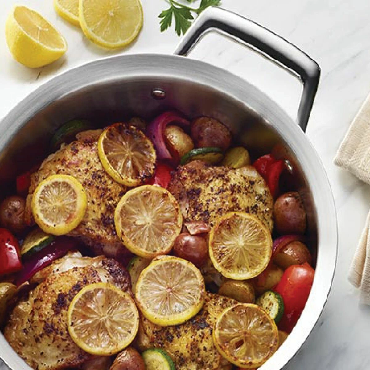 Tramontina 5 Qt Prima Stainless Steel Covered Deep Sauté Pan 1 Tramontina 5 Qt Prima Stainless Steel Covered Deep Sauté Pan