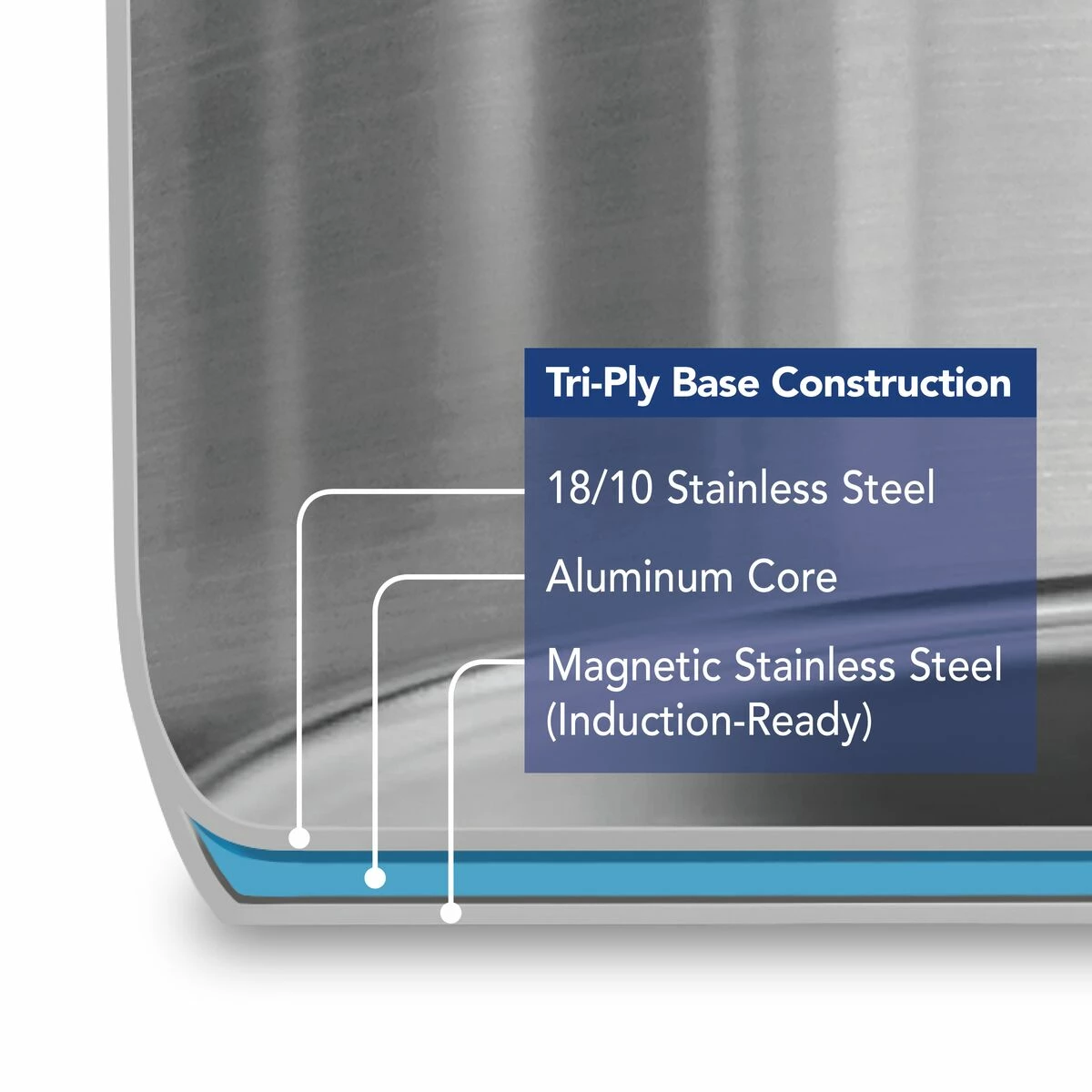 Tramontina 3 Qt Prima Stainless Steel Covered Sauce Pan 4 Tramontina 3 Qt Prima Stainless Steel Covered Sauce Pan - Image 4