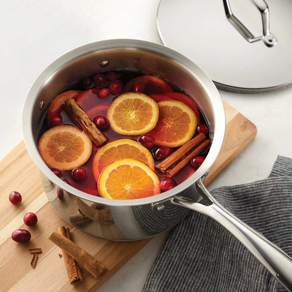 Tramontina 3 Qt Prima Stainless Steel Covered Sauce Pan 1 Tramontina 3 Qt Prima Stainless Steel Covered Sauce Pan