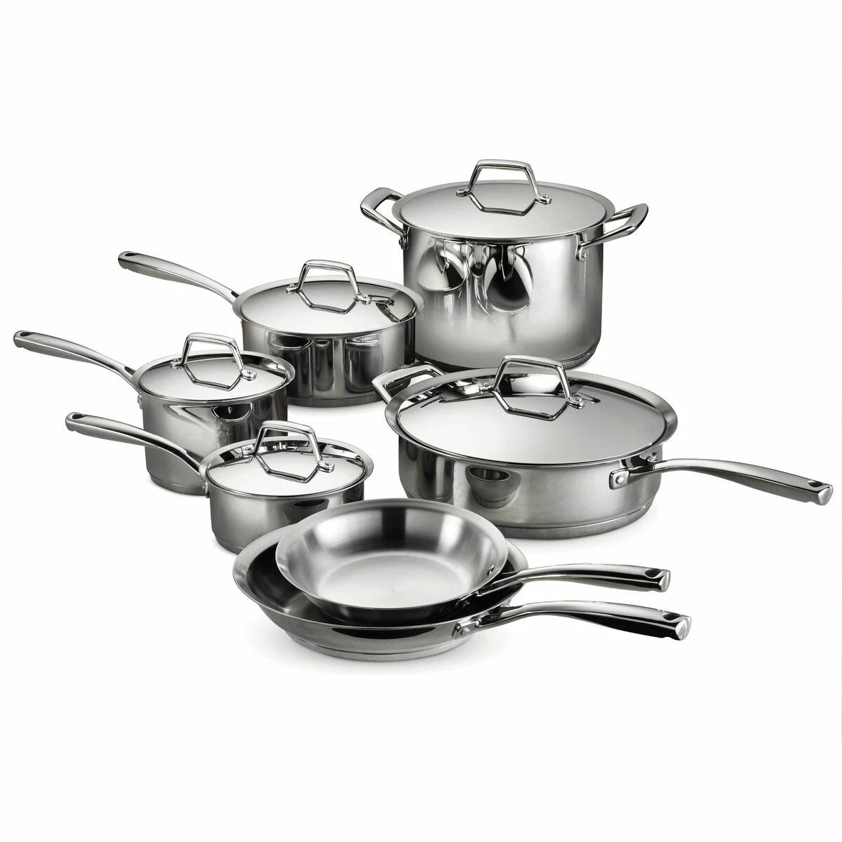 Tramontina Prima 12 Pc Stainless Steel Cookware Set 2 Tramontina Prima 12 Pc Stainless Steel Cookware Set - Image 2