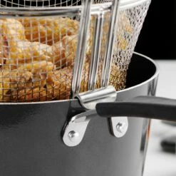 Tramontina 5.5 Qt Aluminum Deep Fryer With Helper Handle - Charcoal Gray 15 Tramontina 5.5 Qt Aluminum Deep Fryer With Helper Handle - Charcoal Gray -Deals Tramontina Store 80106003IXM007G