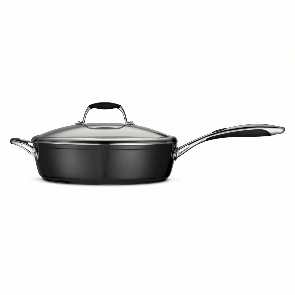 Tramontina 11 In Ceramic Covered Deep Skillet - Black 7 Tramontina 11 In Ceramic Covered Deep Skillet - Black - Image 7
