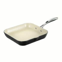 Tramontina 11 In Ceramic Square Grill Pan - Black