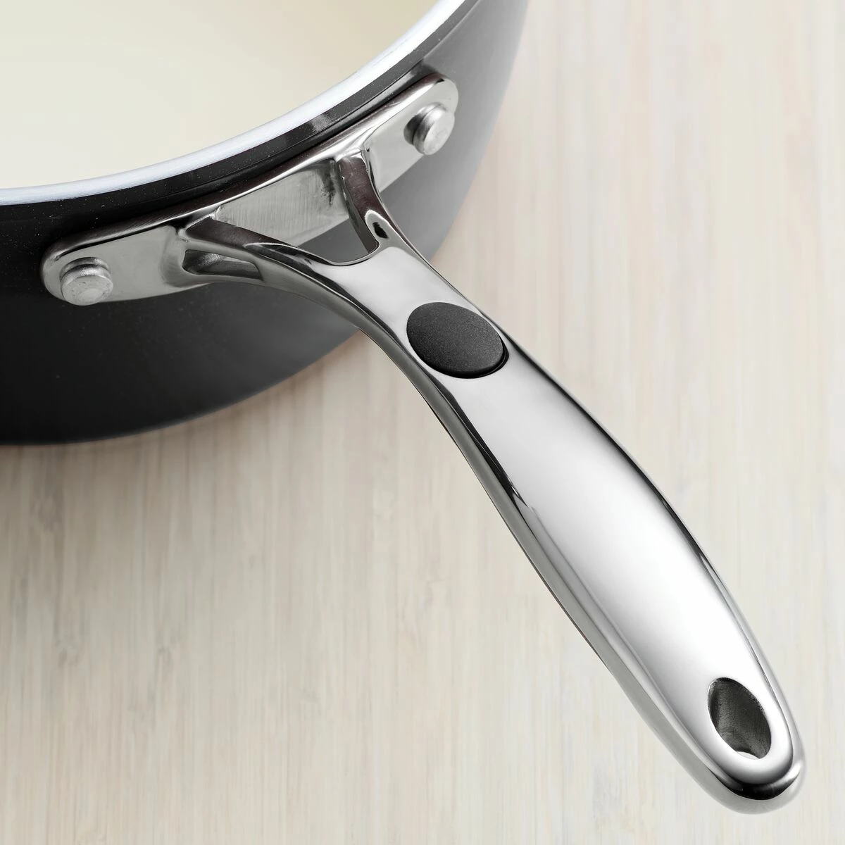 Tramontina 3 Qt Ceramic Covered Sauce Pan - Black 6 Tramontina 3 Qt Ceramic Covered Sauce Pan - Black - Image 6