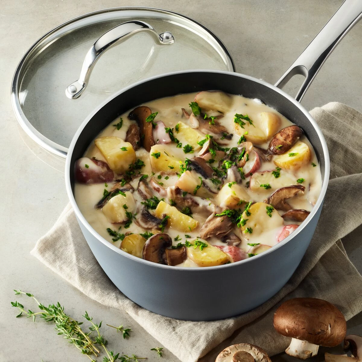 Tramontina 9 Pc Induction Nonstick Cookware Set - Slate Gray 7 Tramontina 9 Pc Induction Nonstick Cookware Set - Slate Gray - Image 7