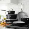 Tramontina 10 Pc Cold-Forged Induction Ceramic Cookware Set - Black