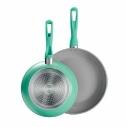 Tramontina 2 Pk 10 In And 12 In Aluminum Saute Pans Teal -Deals Tramontina Store 80110040IXM001G