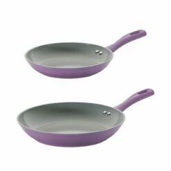 Tramontina 2 Pk 10 In And 12 In Aluminum Saute Pans Purple 13 Tramontina 2 Pk 10 In And 12 In Aluminum Saute Pans Purple -Deals Tramontina Store 80110041IXM002G