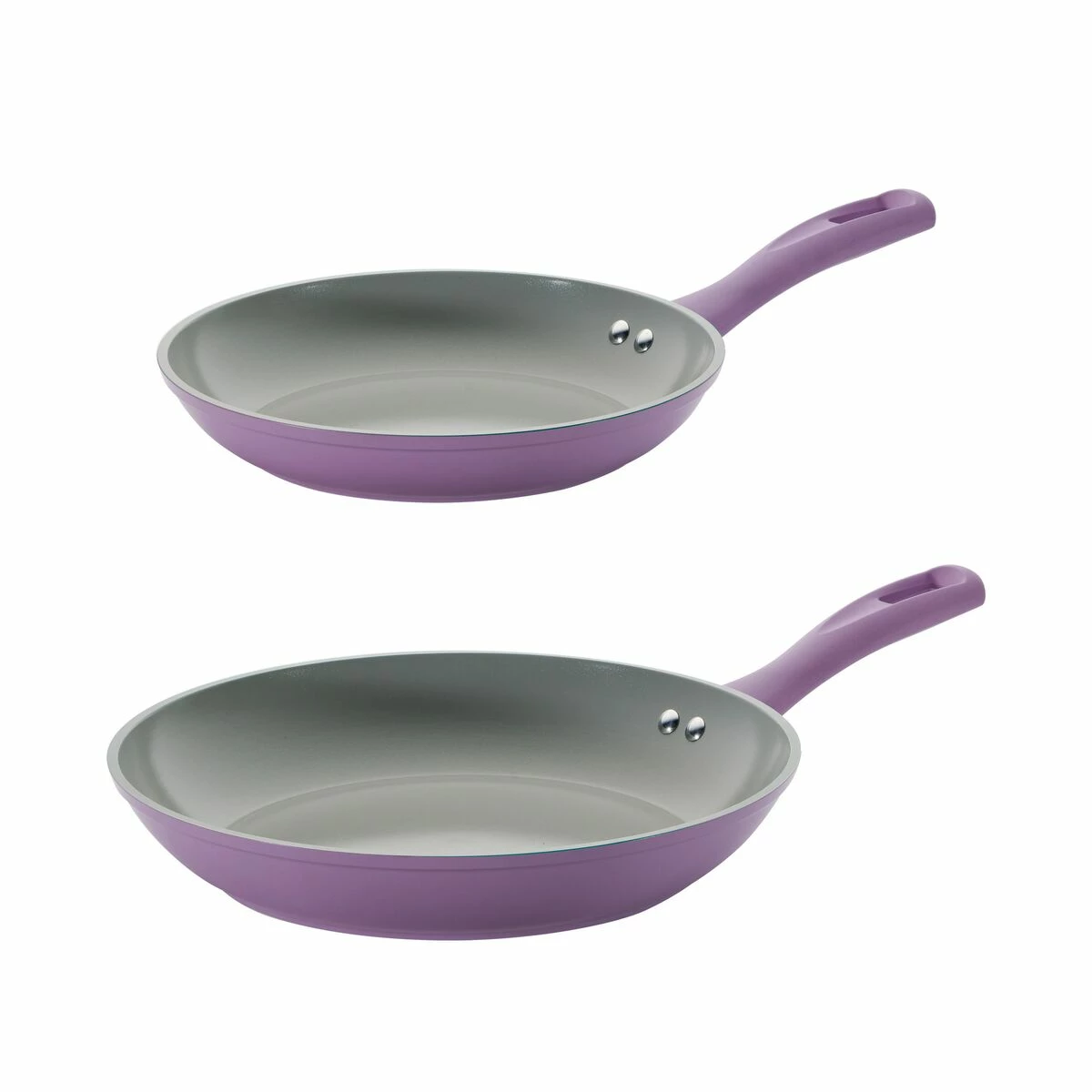 Tramontina 2 Pk 10 In And 12 In Aluminum Saute Pans Purple 6 Tramontina 2 Pk 10 In And 12 In Aluminum Saute Pans Purple - Image 6