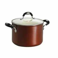 Deals Tramontina Store 49 Tramontina Ceramica 6 Qt Covered Stock Pot - Metallic Copper
