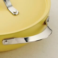 Tramontina All In One Plus Pan, 5 Qt Ceramic Non Stick - Mustard Yellow 26 Tramontina All In One Plus Pan, 5 Qt Ceramic Non Stick - Mustard Yellow -Deals Tramontina Store 80110082IXM003G