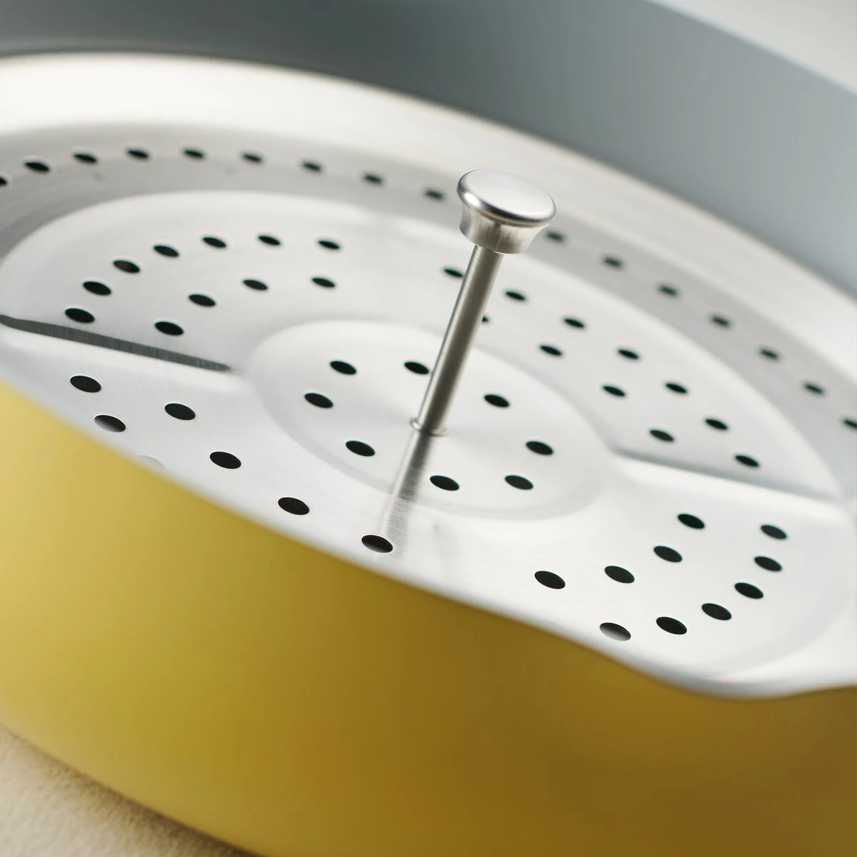 Tramontina All In One Plus Pan, 5 Qt Ceramic Non Stick - Mustard Yellow 7 Tramontina All In One Plus Pan, 5 Qt Ceramic Non Stick - Mustard Yellow - Image 7