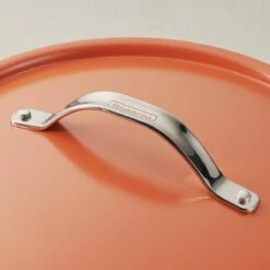 Tramontina All In One Plus Pan, 5 Qt Ceramic Non Stick - Persimmon Orange 22 Tramontina All In One Plus Pan, 5 Qt Ceramic Non Stick - Persimmon Orange -Deals Tramontina Store 80110084IXM005G