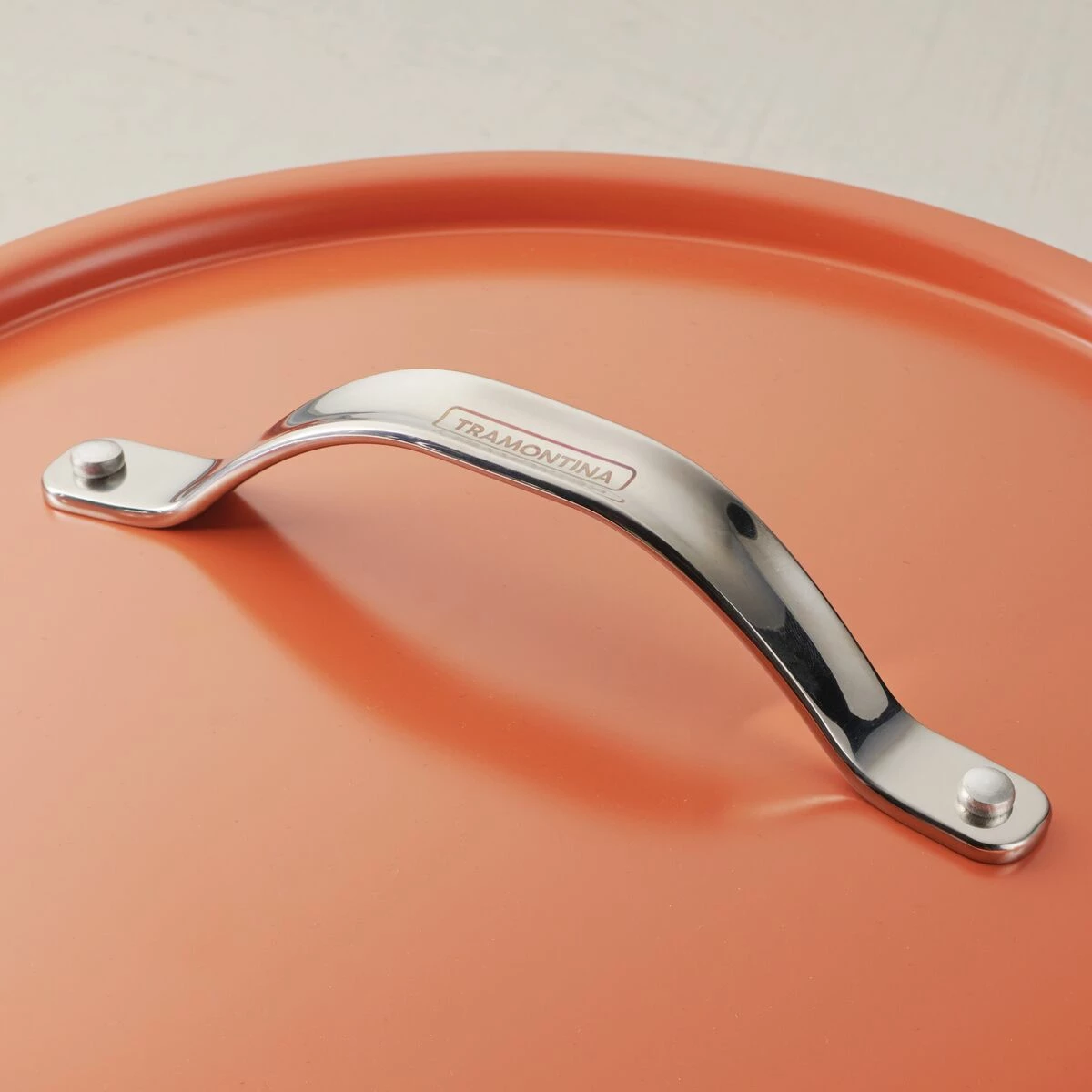 Tramontina All In One Plus Pan, 5 Qt Ceramic Non Stick - Persimmon Orange 9 Tramontina All In One Plus Pan, 5 Qt Ceramic Non Stick - Persimmon Orange - Image 9