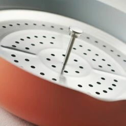 Tramontina All In One Plus Pan, 5 Qt Ceramic Non Stick - Persimmon Orange 19 Tramontina All In One Plus Pan, 5 Qt Ceramic Non Stick - Persimmon Orange -Deals Tramontina Store 80110084IXM008G