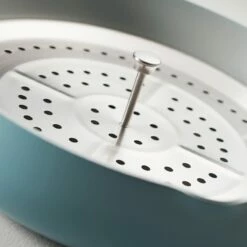 Tramontina All In One Plus Pan, 5 Qt Ceramic Non Stick - Blueberry Blue -Deals Tramontina Store 80110085IXM008G