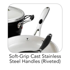 Tramontina 8 Pc Ceramic Cookware Set - Black 9 Tramontina 8 Pc Ceramic Cookware Set - Black -Deals Tramontina Store 80110200ANM003G