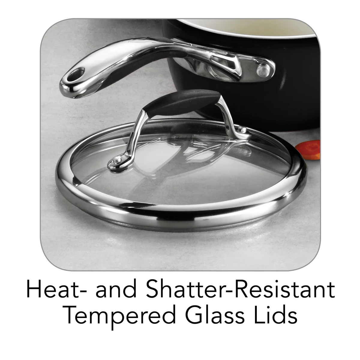 Tramontina 10 Pc Ceramic Cookware Set - Black 7 Tramontina 10 Pc Ceramic Cookware Set - Black - Image 7