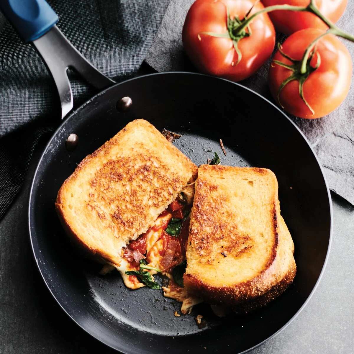 Tramontina 8.5 In Carbon Steel Fry Pan - With Silicone Grip 1 Tramontina 8.5 In Carbon Steel Fry Pan - With Silicone Grip