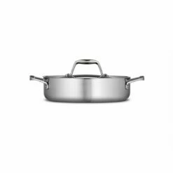 Tramontina 3 Qt Tri-Ply Clad Stainless Steel Covered Braiser 12 Tramontina 3 Qt Tri-Ply Clad Stainless Steel Covered Braiser -Deals Tramontina Store 80116009IXM002G