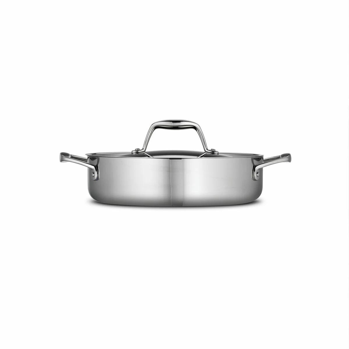 Tramontina 3 Qt Tri-Ply Clad Stainless Steel Covered Braiser 5 Tramontina 3 Qt Tri-Ply Clad Stainless Steel Covered Braiser - Image 5