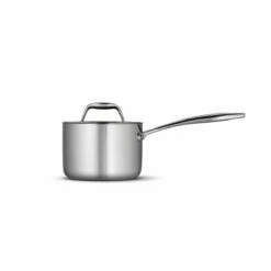 Tramontina 1.5 Qt Tri-Ply Clad Stainless Steel Covered Sauce Pan 12 Tramontina 1.5 Qt Tri-Ply Clad Stainless Steel Covered Sauce Pan -Deals Tramontina Store 80116021IXM002G
