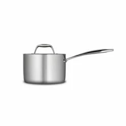 Tramontina 2 Qt Tri-Ply Clad Stainless Steel Covered Sauce Pan 12 Tramontina 2 Qt Tri-Ply Clad Stainless Steel Covered Sauce Pan -Deals Tramontina Store 80116022IXM002G